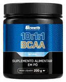 BCAA (10:1:1) (200g) (em pó) - Growth Supplements  Qualidade internacional e preço de fábrica
