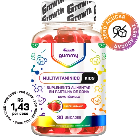 Multivitamínico Kids Gummy 30UN - Growth Supplements