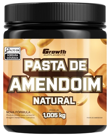 Pasta de Amendoim Integral Torrado (1kg) - Growth Supplements