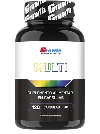 Multivitamínico (120 cáps) (nova fórmula) - Growth Supplements